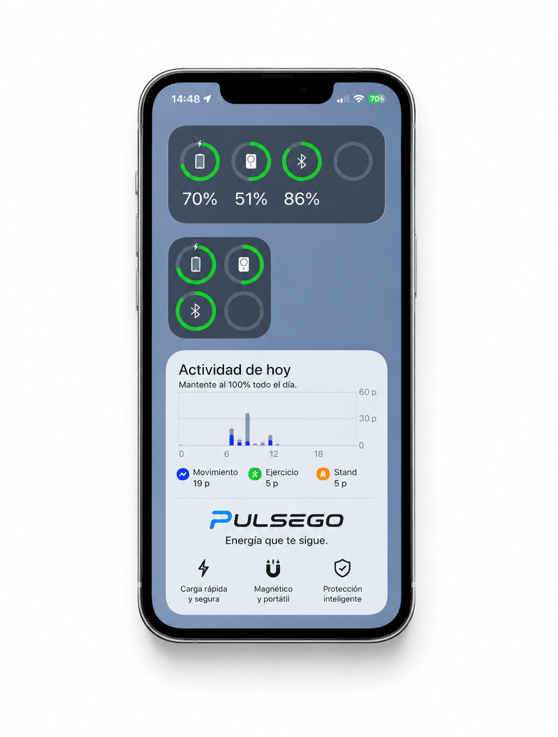 PulseGo™ Cargador Magnético Premium